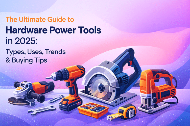 “Best power tools 2025 – high-quality hardware tools on workbench”