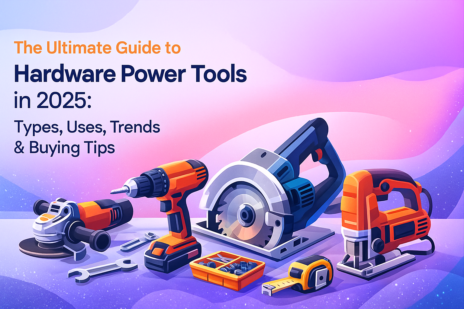 “Best power tools 2025 – high-quality hardware tools on workbench”