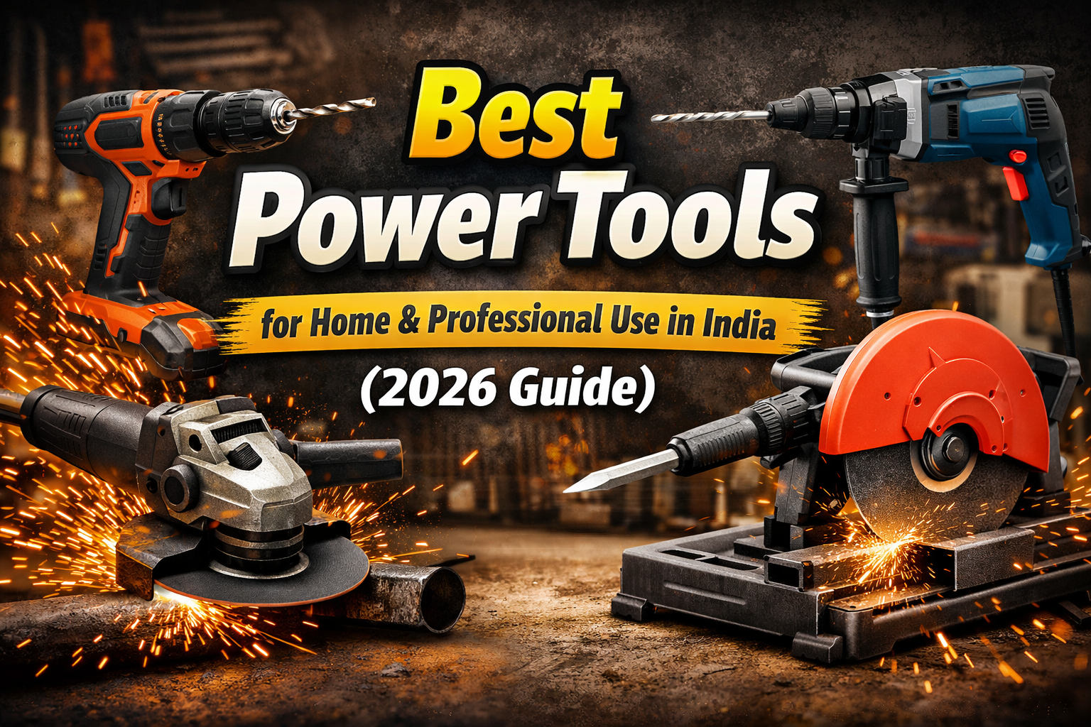 Best power tools in India for home and professional use 2026 buying guide